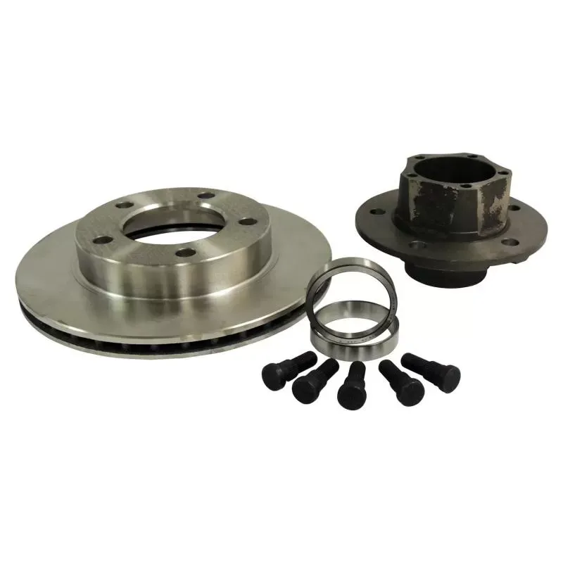 Crown Automotive Jeep Replacement Hub & Rotor Assembly for 1981-1986 Jeep CJ-5, CJ-7, CJ-8 w/ 5 Bolt Flange Jeep Front - J5363421