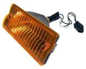 Crown Automotive Jeep Replacement Right Front Parking Lamp for 1976-91 SJ, J-Series; Incl. Lamp, Bulb & Harness Jeep Right