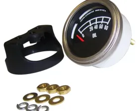 Crown Automotive Jeep Replacement Oil Pressure Gauge for 1976-78 Jeep CJ-5, CJ-7 w/ 4 Threaded Studs on Gauge Jeep 1976-1978