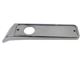 Crown Automotive Jeep Replacement Right Front Side Marker Lamp Base for 1974-1991 Jeep SJ, J-Series; Chrome Jeep