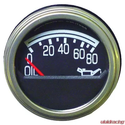 Crown Automotive Jeep Replacement Oil Pressure Gauge for 1976-86 Jeep CJ-5, CJ-7, CJ-8, Fits in a 2" Hole Jeep - J5750279