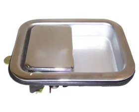 Crown Automotive Jeep Replacement Exterior Chrome Door Handle for 81-86 CJs and All YJs & TJs w/ Full Steel Doors Jeep