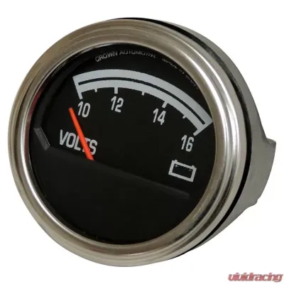 Crown Automotive Jeep Replacement Voltmeter Gauge for 1976-1986 Jeep CJ-5, CJ-7, CJ-8 Jeep - J8126659