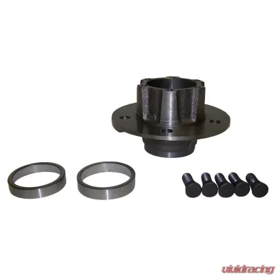 Crown Automotive Jeep Replacement Front Hub Assembly for Select 1976-78 CJ-5, CJ-7; Inc. Hub, Cups and Wheel Studs Jeep Front - J8136651