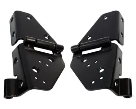 Crown Automotive Jeep Replacement Black Windshield Hinge Kit for 76-86 Jeep CJ-7, CJ-8 & 87-95 YJ Wrangler; L & R Jeep