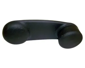 Crown Automotive Jeep Replacement Window Handle, Left or Right, Black