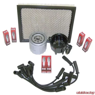 Crown Automotive Jeep Replacement Tune Up Kit for 97-98 Jeep ZJ Grand Cherokee w/ 4.0L Engine Jeep Grand Cherokee 1997-1998 4.0L 6-Cyl - TK11