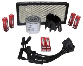 Crown Automotive Jeep Replacement Tune Up Kit for 1999 Jeep TJ Wrangler w/ 4.0L Engine Jeep 1999 4.0L 6-Cyl