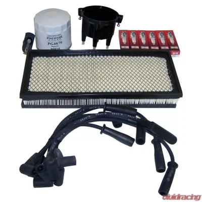 Crown Automotive Jeep Replacement Tune Up Kit for 97-98 Jeep TJ Wrangler w/ 4.0L Engine Jeep 1997-1998 4.0L 6-Cyl - TK4