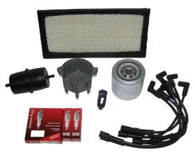 Crown Automotive Jeep Replacement Tune Up Kit for 87-90 Jeep XJ Cherokee or MJ Comanche w/ 4.0L Engine Jeep 1987-1990