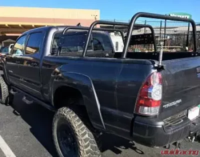 Heavy Metal Off-Road Bed Bar 17 Inch Pair Bare Steel Toyota Tacoma 2005-2020 - HMORBB02