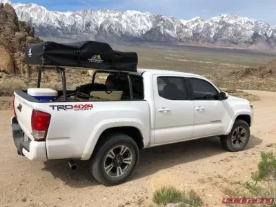 Heavy Metal Off-Road Bed Bar 17 Inch Pair Bare Steel Toyota Tacoma 2005-2020 - HMORBB02
