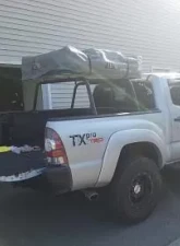 Heavy Metal Off-Road Bed Bar 17 Inch 3 Set Bare Steel Toyota Tacoma 2005-2020                                     - HMORBB03 - Image 3