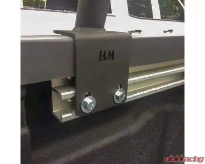Heavy Metal Off-Road Bed Bar 19 Inch 2 Set Bare Steel Nissan Frontier 2005-2022 - HMORBB08
