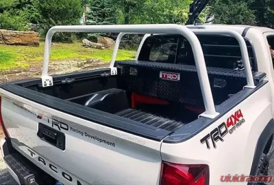 Heavy Metal Off-Road Bed Bar 21 Inch Pair Bare Steel Toyota Tacoma 2005-2020 - HMORBB15