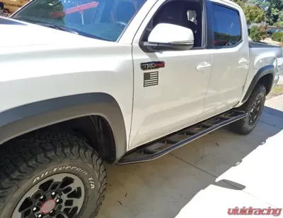 Heavy Metal Off-Road Rock Sliders Bolt On 10 Degree Angle Double Cab Short Bed Pair Toyota Tacoma 2005-2015 - HMORRS09