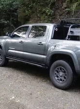 Heavy Metal Off-Road Rock Sliders Bolt On 20 Degree Angle Double Cab Short Bed Pair Toyota Tacoma 2005-2015                                     - HMORRS11 - Image 3