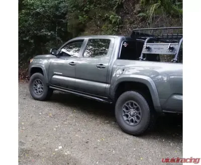 Heavy Metal Off-Road Rock Sliders Bolt On 20 Degree Angle Double Cab Short Bed Pair Toyota Tacoma 2005-2015 - HMORRS11