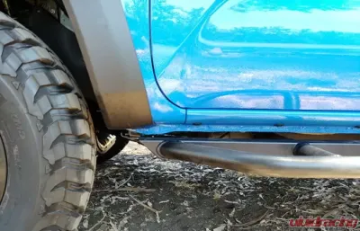 Heavy Metal Off-Road Rock Sliders Bolt On 20 Degree Angle Double Cab Short Bed Pair Toyota Tacoma 2005-2015 - HMORRS11