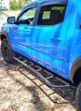 Heavy Metal Off-Road Rock Sliders Bolt On 20 Degree Double Cab Short Bed Pair Toyota Tacoma 2016-2020                                     - HMORRS12 - Image 12
