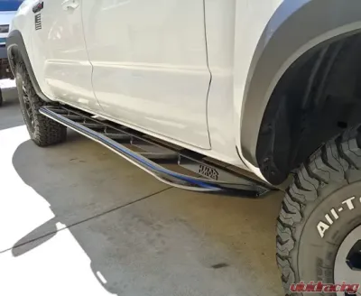 Heavy Metal Off-Road Rock Sliders Bolt On 20 Degree Double Cab Short Bed Pair Toyota Tacoma 2016-2020 - HMORRS12