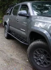 Heavy Metal Off-Road Rock Sliders Bolt On 20 Degree Double Cab Short Bed Pair Toyota Tacoma 2016-2020                                     - HMORRS12 - Image 7