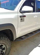 Heavy Metal Off-Road Rock Sliders Bolt On 20 Degree Double Cab Short Bed Pair Toyota Tacoma 2016-2020                                     - HMORRS12 - Image 9