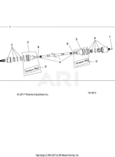 Polaris OEM ASM-HALFSHAFT, REAR | [INCL. ALL] CLEARANCE                                     - 1334268 - Image 2