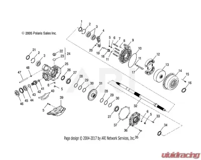 Polaris OEM 2005-2020 Phoenix Sawtooth Gear Pinion CLEARANCE - 452740