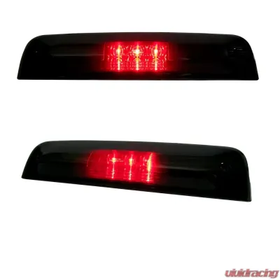 Recon Truck Accessories Red 3rd Brake Light Kit w/White Cargo Lights Smoked Lens Ford Superduty F250HD | 350 | 450 | 550 | Ranger | Explorer Sport Trac - 264116BK