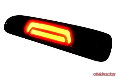 Recon Truck Accessories Red LED 3rd Brake Light Kit w/Ultra High Power CREE XML White LED Cargo Lights Smoked Lens Ford F250HD | 350 | 450 | 550 99-16 - 264116BKHP