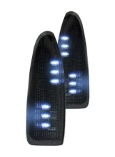 Recon Truck Accessories Side Mirror Lenses Smoked Ford F250 | F350 03-07                                     - 264120WHBK - Image 2