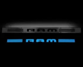 Recon Truck Accessories Billet Aluminum Door Sill Kick Plate Blue Finish Dodge Ram 1500 02-14