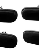 Recon Truck Accessories Fender Lenses w/Red And Amber LED Light Smoked Lens Chrome Trim Dodge Ram 02-09                                     - 264131BK - Image 2