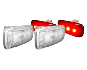 Recon Truck Accessories Dually Fender  Clear Lens w/Chrome Trim Dodge Ram 1500 10-17