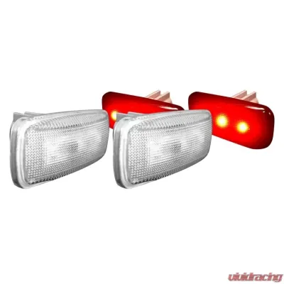 Recon Truck Accessories Dually Fender  Clear Lens w/Chrome Trim Dodge Ram 1500 10-17 - 264137CL