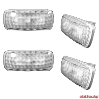 Recon Truck Accessories Dually Fender  Clear Lens w/Chrome Trim Dodge Ram 1500 10-17 - 264137CL