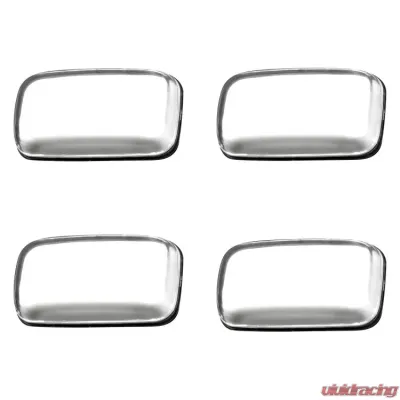 Recon Truck Accessories Dually Fender Lenses Red And Amber Clear Lense w/Chrome Trim GMC Sierra 15-17 | Chevrolet Silverado 15-17 - 264138CL