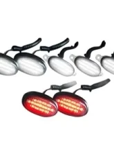 Recon Truck Accessories Fender And Front Grill Light Kit Smoked Lens w/Black Trim Ford Raptor 09-14                                     - 264139BKW - Image 2