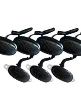 Recon Truck Accessories Fender And Front Grill Light Kit Smoked Lens w/Black Trim Ford Raptor 09-14                                     - 264139BKW - Image 2