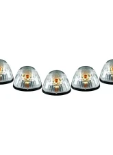 Recon Truck Accessories Clear Cab Roof Light Lens with Amber 194 Bulbs Dodge Ram 1500 94-98                                     - 264141CL - Image 2