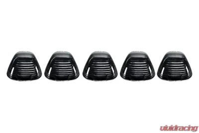 Recon Truck Accessories Smoked Cab Roof Light Lenses And Amber Xenon Bulb Ford Superduty 99-08 - 264142BK