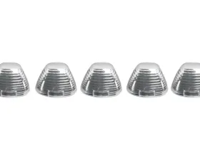 Recon Truck Accessories Clear Cab Roof Light Lenses And Amber Xenon Bulb Ford Superduty 99-08