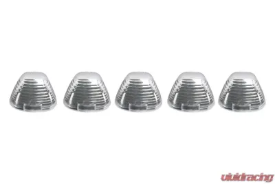 Recon Truck Accessories Clear Cab Roof Light Lenses And Amber Xenon Bulb Ford Superduty 99-08 - 264142CL