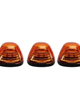 Recon Truck Accessories Amber Cab Roof Light Lens w/Amber High Power OLED Bar Style LED Ford Superduty 99-16                                     - 264143AMHP - Image 2