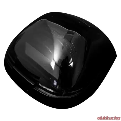 Recon Truck Accessories Smoked Cab Roof Light Lens with Amber High-Power OLED Bar Style LED Ford Superduty 99-16 - 264143BKHP