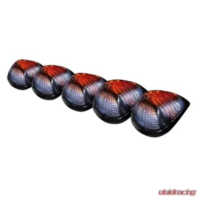 Recon Truck Accessories Strobe Cab Roof Lights Smoked Lens Ford Superduty 99-16 - 264143BKS