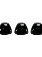 Recon Truck Accessories Strobe Cab Roof Lights Smoked Lens Ford Superduty 99-16                                     - 264143BKS - Image 2