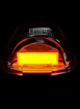 Recon Truck Accessories 1 Piece Clear Cab Roof Light Lens w/Amber High Power OLED Bar Style LED Ford Superduty 99-16                                     - 264143CLHPX - Image 3