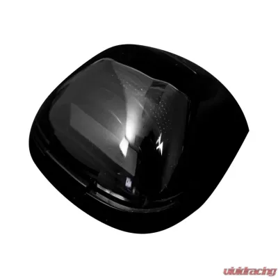 Recon Truck Accessories 1 Piece Smoked Cab Roof Light Lens w/White High Power OLED Bar Style LED Ford Superduty 99-16 - 264143WHBKHPX